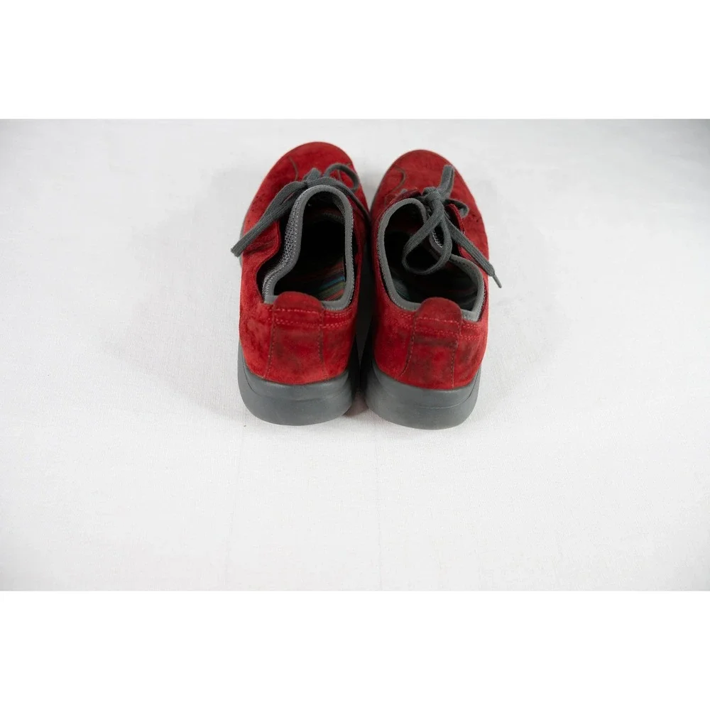 Dansko Suede Sneakers Womens size 37 US 7 Red‎ suede elise oxford walking shoes